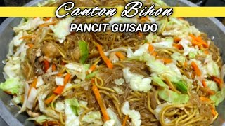 THE BEST PANCIT BIHON AT CANTON GUISADO  EASY TO COOK [upl. by Clemen]