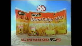 McCain Oven Chips advert  29th August 1996 UK television commercial [upl. by Myrvyn398]