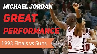 Michael Jordan 1993 NBA Finals Great Performance [upl. by Aita]