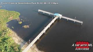 Lake Okeechobee Florida DRONE FOOTAGE 1819 [upl. by Agace]