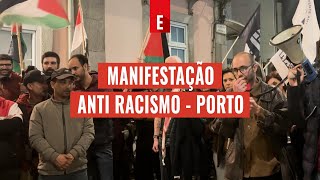 Concentração antirracista no Porto  ESQUERDANET [upl. by Neersin]