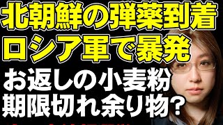 北朝鮮の弾薬がロシア軍の前線に到着。暴発、不発、不具合多発。一方、ロシアから北朝鮮に送られた食料、小麦粉は保管期限切れの余り物？ ウクライナ情勢の関連ニュース [upl. by Husein]