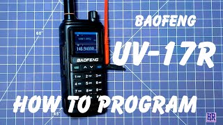 Baofeng UV17R Programming [upl. by Adrea]