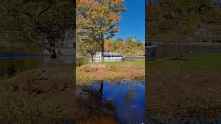 Muskoka Boat Tour in Autumn muskoka bracebridge ontariotravel [upl. by Enirehs]