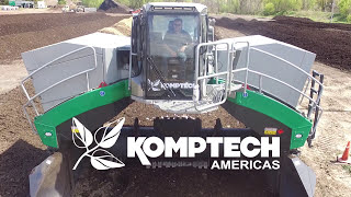 EQUIPMENT OVERVIEW Komptech Topturn X63 Compost Windrow Turner [upl. by Ierbua]