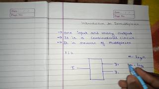 Introduction to Demultiplexer  12 DEMUX [upl. by Machos268]