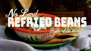 How to Make Easy Vegan Refried Beans  Frijoles Refritos Veganos [upl. by Odnalref]