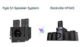 Pyle 51 Channel vs Rockville HTS45  Home Theater Speaker System Comparison [upl. by Ahsilak209]