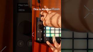 Making an upbeat song with Ableton Move ableton synthwave musicproduction [upl. by Khalid]