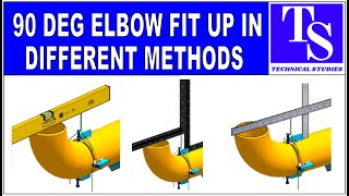 PIPING  3 different ways to fit up an Elbow to a Pipe Tutorial for Beginners [upl. by Yereffej]