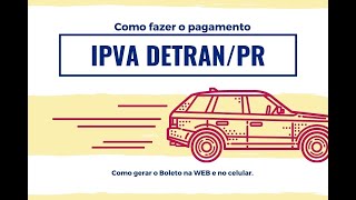 COMO EMITIR A GUIA DO IPVAPR [upl. by Kozloski533]