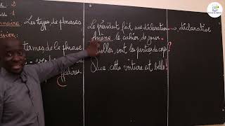 Cours  CE1  Français Grammaire  Les types de phrases  M Guèye [upl. by Billmyre]