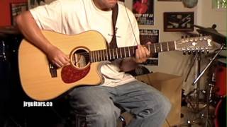 CORT 12 String Acoustic Guitar Demo 1 Pickup [upl. by Durtschi]