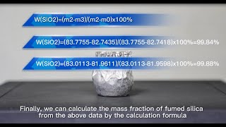 How to Test the Silica Content of Fumed Silica [upl. by Ynagoham]