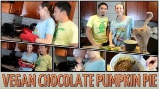 Vegan Chocolate Pumpkin Pie [upl. by Mosnar]