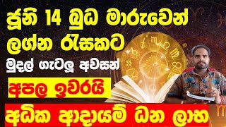 ජූනි 14 සිදුවන බුධ මාරුවෙන් ලග්න රැසකට අධික ධන ලාභ රාජ යෝග mercury transit june all horoscope [upl. by Ymmak761]