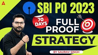 SBI PO 2023 BEST Strategy  70 Days Study Plan  How to Prepare for SBI PO 2023 [upl. by Erick]