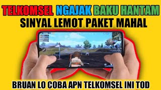 APN TELKOMSEL TERCEPAT PALING STABIL ATASI LEMOT GAME [upl. by Ybab304]