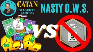 CATAN SEAFARERS  NASTY Hybrid OWS Setup VS Players Who Forgot Ore  Game 116 [upl. by Coulter]