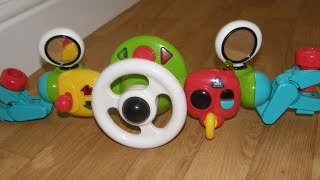 Musical and light up toddler toy ELC lights and sounds strollerbuggy driver [upl. by Nahtannhoj764]