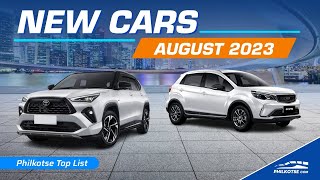 New Cars in the Philippines  August 2023  Philkotse Top List [upl. by Attikram]