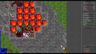 Dura Tibia  Venore Dragon Lair hunt Solo mage 100khr [upl. by Noxas680]