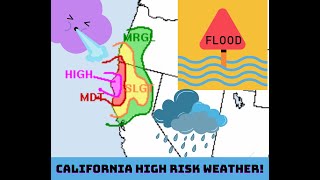 California High Risk Atmospheric River Incoming [upl. by Adnuhsar]