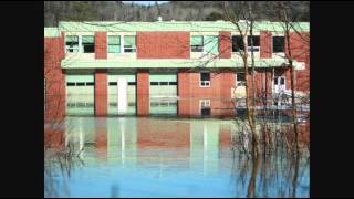 Perth Andover Flood Largest Flood In History [upl. by Rickey]