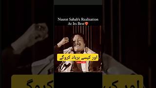 Aur kesay Barbard karu gaya 💔🔥 Nusrat Fateh Ali khan ❤️ Deep linesnfak nfakqawwaliremix shorts [upl. by Morven]