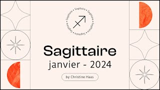 Horoscope Sagittaire ♐️ Janvier 2024 🌲 par Christine Haas [upl. by Eima]