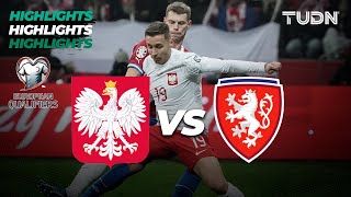 Polonia Vs República Checa  HIGHLIGHTS  UEFA Qualifiers 2023  TUDN [upl. by Nereids]