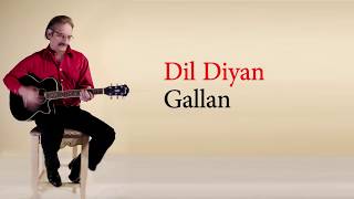 Dil Diyan Gallan Guitar Instrumental 🔴 ⚫ [upl. by Steere87]