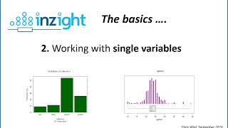 iNZight Basics 2 Working with single categorical and numeric variables [upl. by Eihtak]