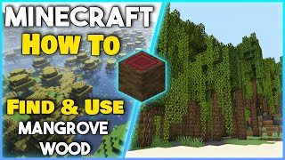 How to FIND and USE MANGROVE WOOD  Minecraft 119 Easy Tutorial [upl. by Pliner]