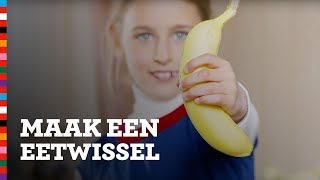 Eetwissel van ontbijtkoek naar banaan  Voedingscentrum [upl. by Atiuqer528]