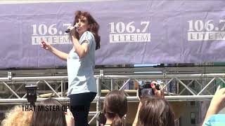 Danny Gardner and Lesli Margherita Perform Sneak Peek of DAMES AT SEA in Bryant Park [upl. by Ecirehc]