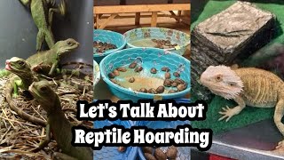 Lets Talk About Reptile Hoarding [upl. by Ttocs]