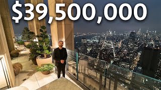 Inside a 39500000 New York City PENTHOUSE with Amazing City Views [upl. by Rolo]