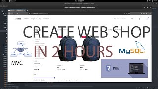 Create WEB SHOP using PHP MySQL MVC Twig ecommerce website [upl. by Ablasor935]