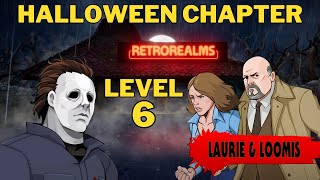 Laurie Strode amp Dr Loomis Boss Fight  RetroRealms  Halloween Stage 6  Haddonfield Suburbs 32 [upl. by Neyud]