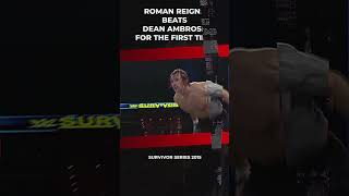 WWE Roman Reigns BEATS Dean Ambrose for the FIRST TIME shorts ytshorts wwe [upl. by Aivek614]