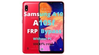 Samsung SM A10 A105F FRP bypass 2021 without pc💯 [upl. by Ferd]