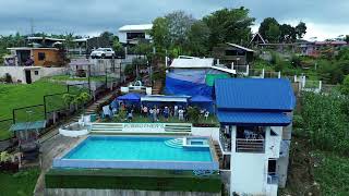 Aerial View of P Brothers Mountain View Resort Lanise Claveria Misamis Oriental [upl. by Leikeze]