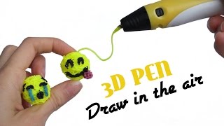 3D PEN Draw in the air  Draw in 3D  Gearbest ReviewDemo [upl. by Edieh]