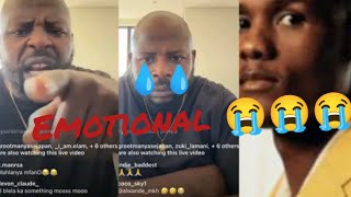 Dj Maphorisa Dragging Samthing Soweto On Instagram Live [upl. by Edniya]