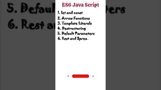 es6 javascript features [upl. by Nevi]