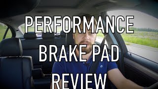 StopTech Street Performance Brake Pads REVIEW BMW e46 track test [upl. by Thornton]