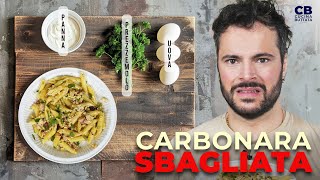 La CARBONARA SBAGLIATA  Cucina Buttata [upl. by Cordell]