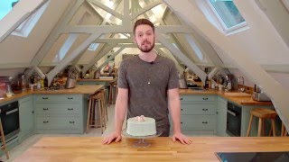 John Whaites Easter Speckled Egg Cake Recipe Demonstration [upl. by Itaws]