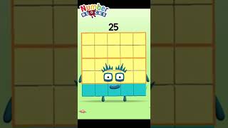 Numberblocks World App Meet Numberblocks TwentyFive  Fun Game for Kids shorts [upl. by Tenrag325]